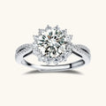 Anello Moissanite Stellar Halo | P'Vatore