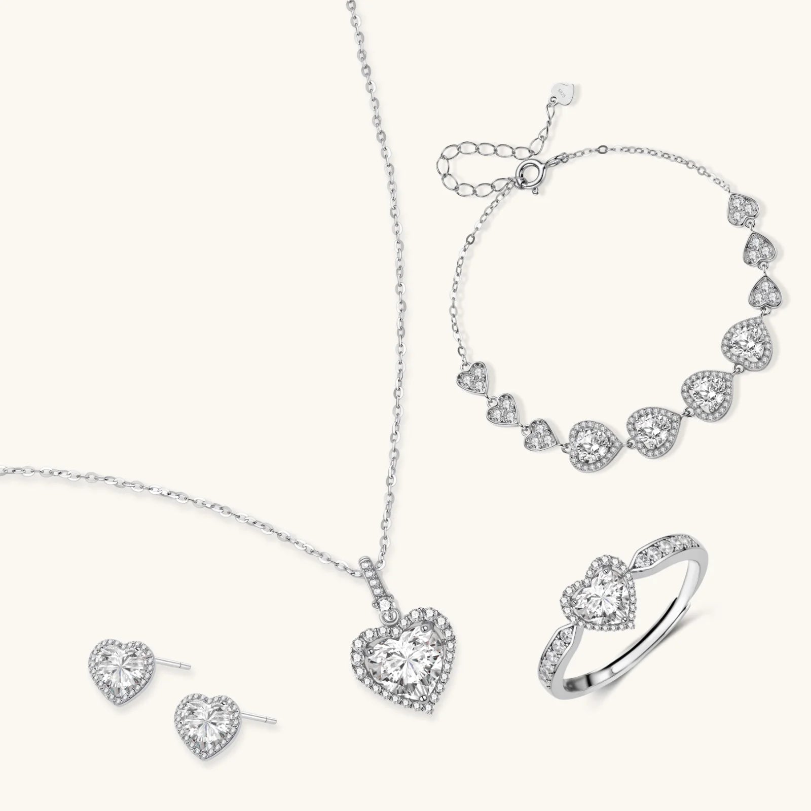 Heart Symphony Moissanite Set | P'Vatore