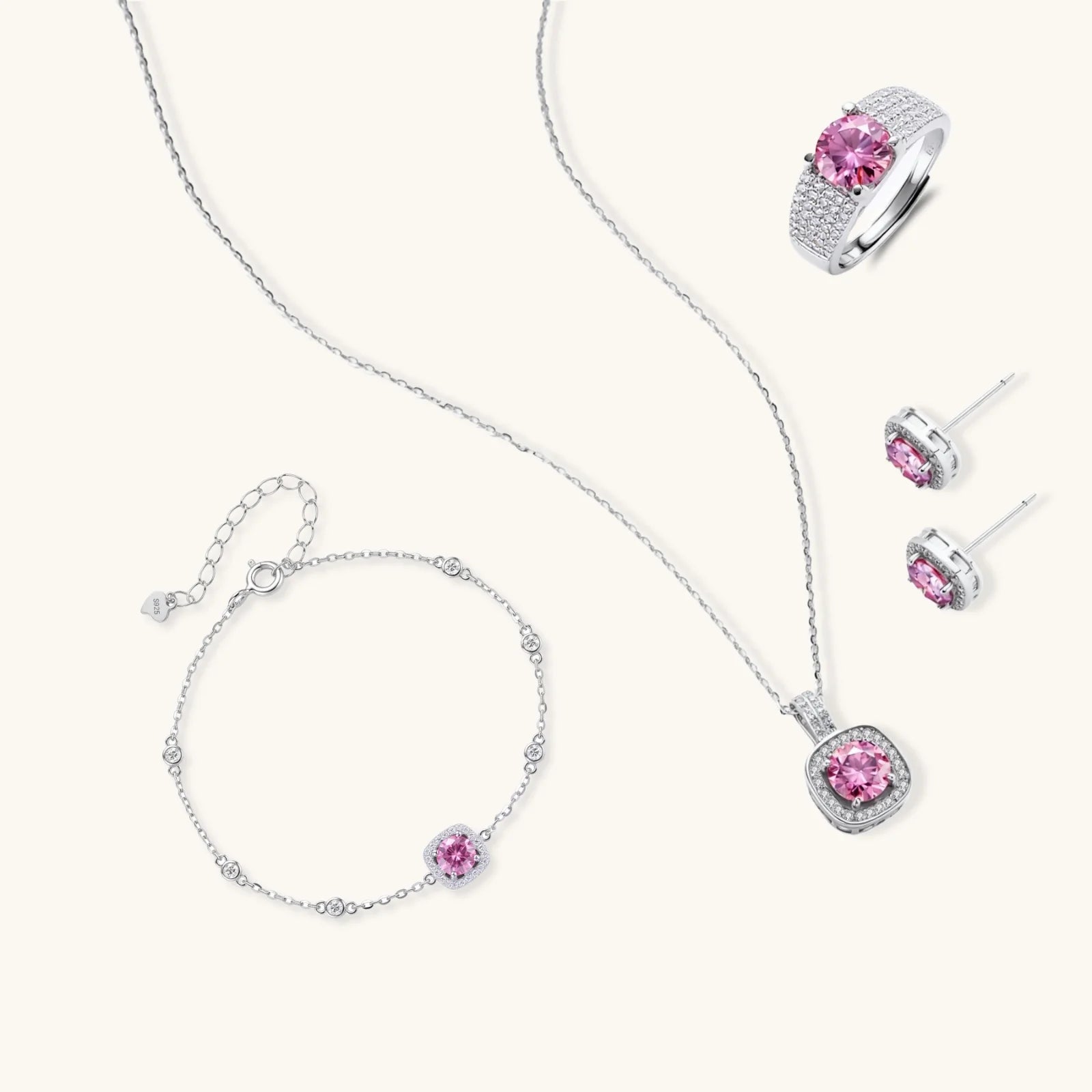 Blush Dreams Moissanite Set | P'Vatore