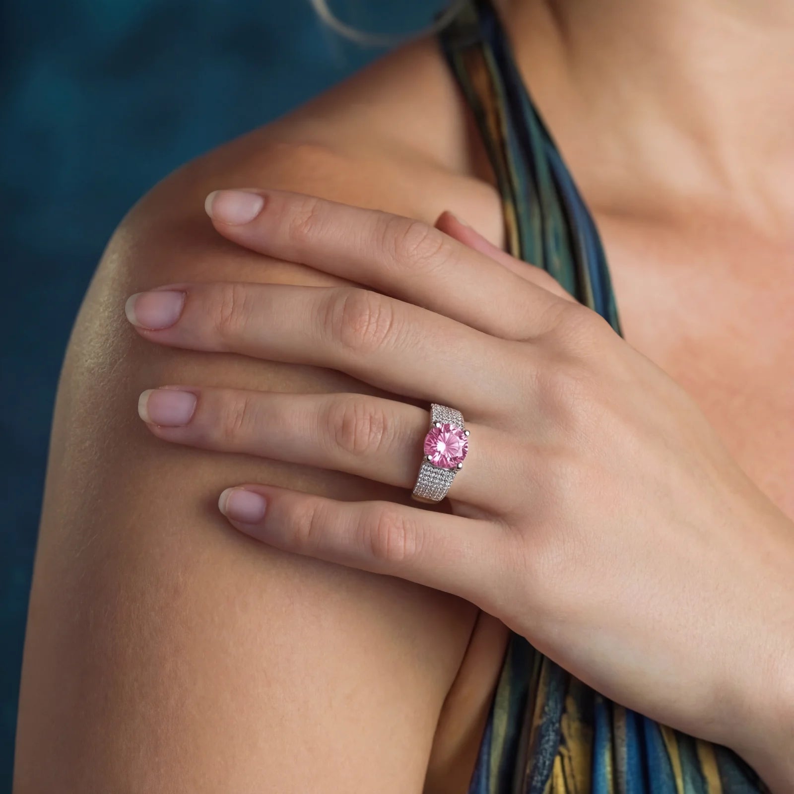 Blush Dreams Moissanite Set | P'Vatore