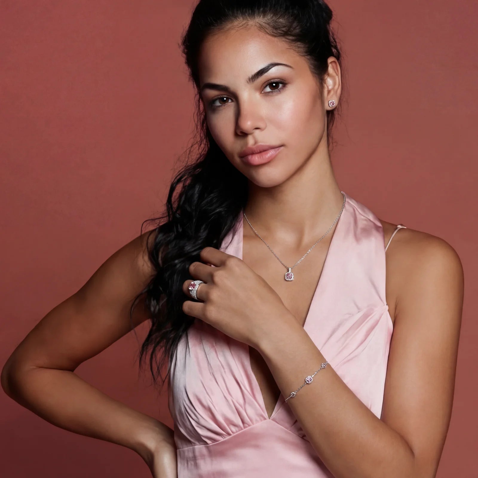 Blush Dreams Moissanite Set | P'Vatore