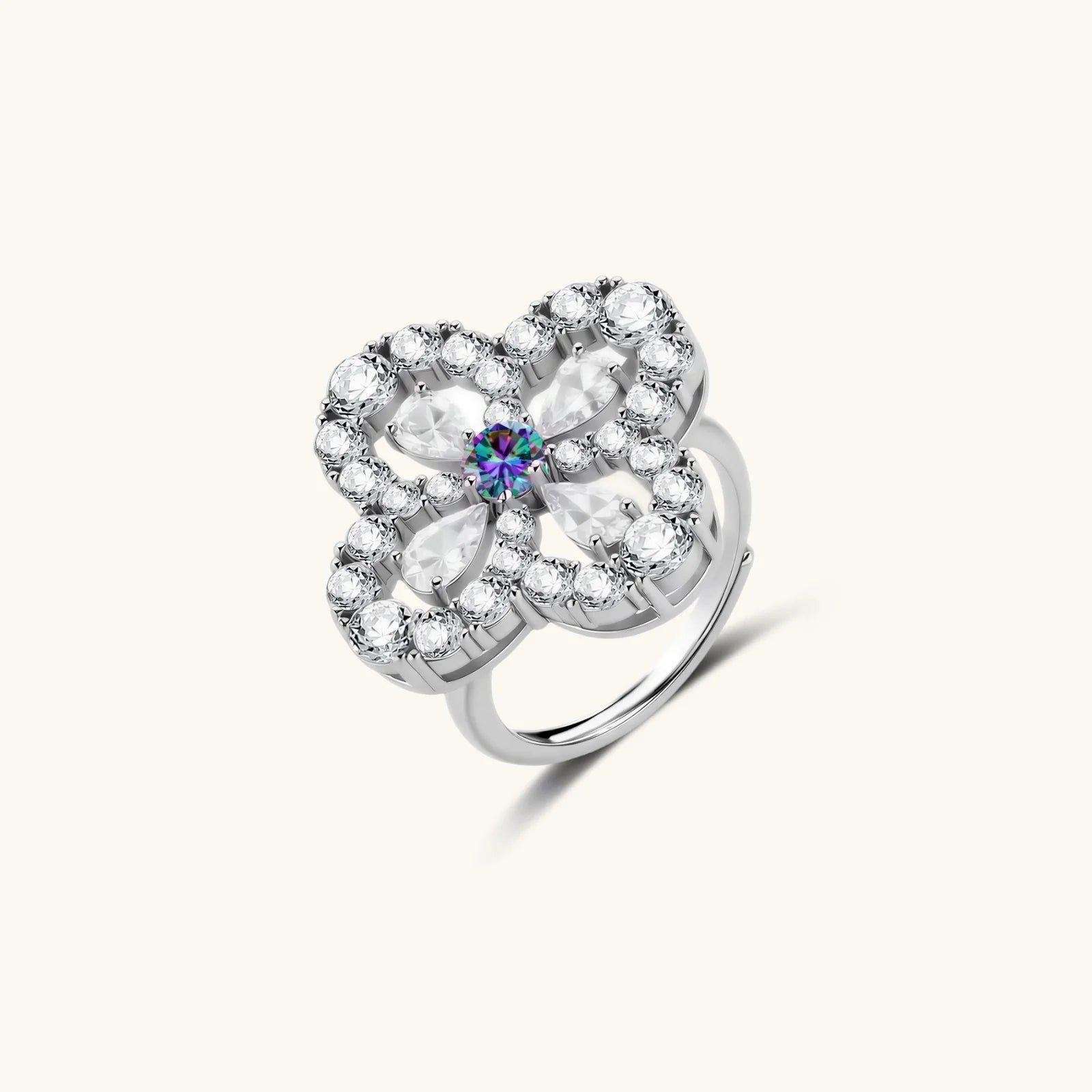 Lucky Clover Moissanite Set | P'Vatore