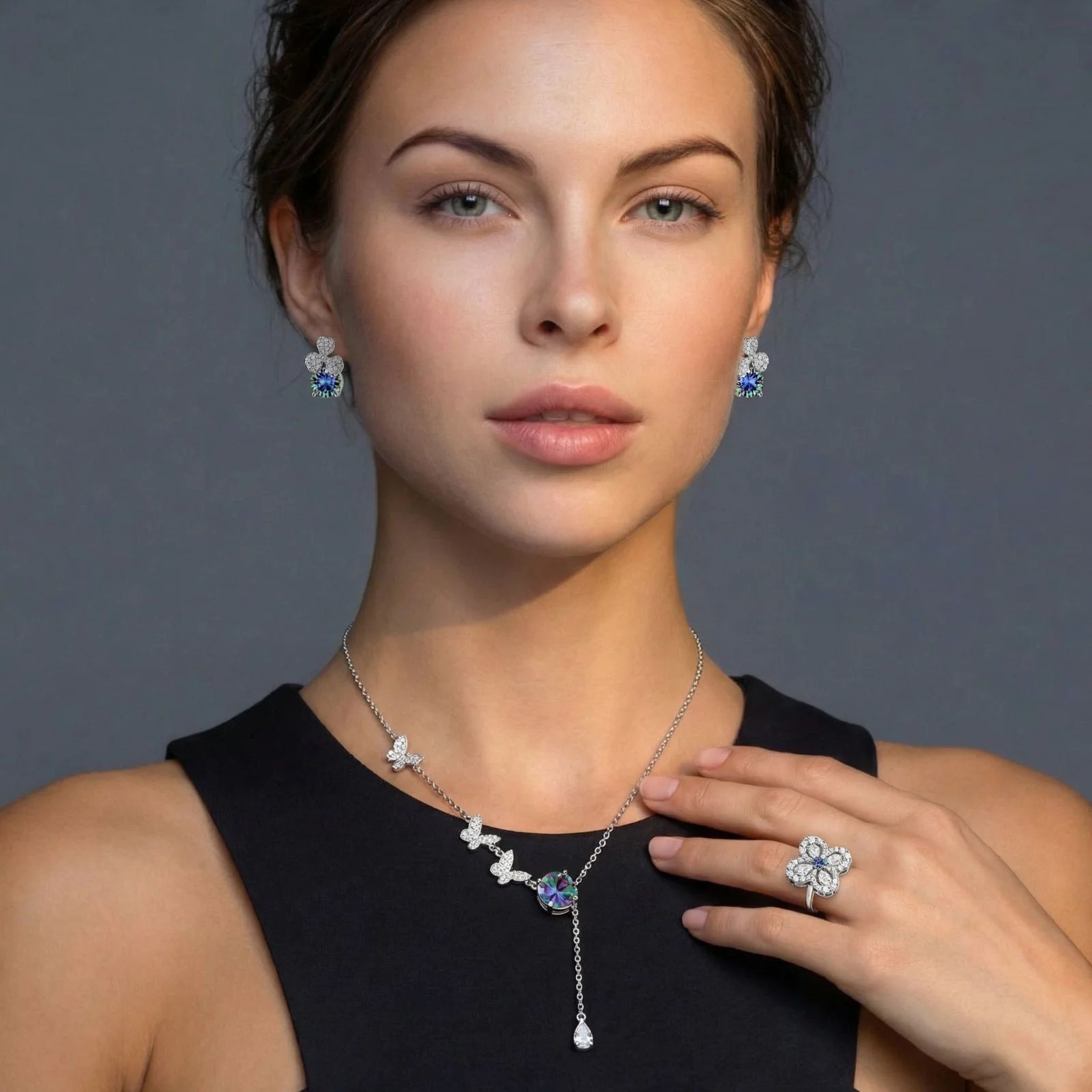 Lucky Clover Moissanite Set | P'Vatore