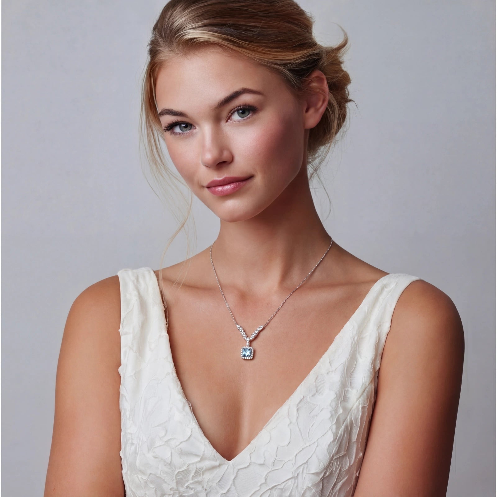 Celestial Arc Moissanite Necklace | P'Vatore