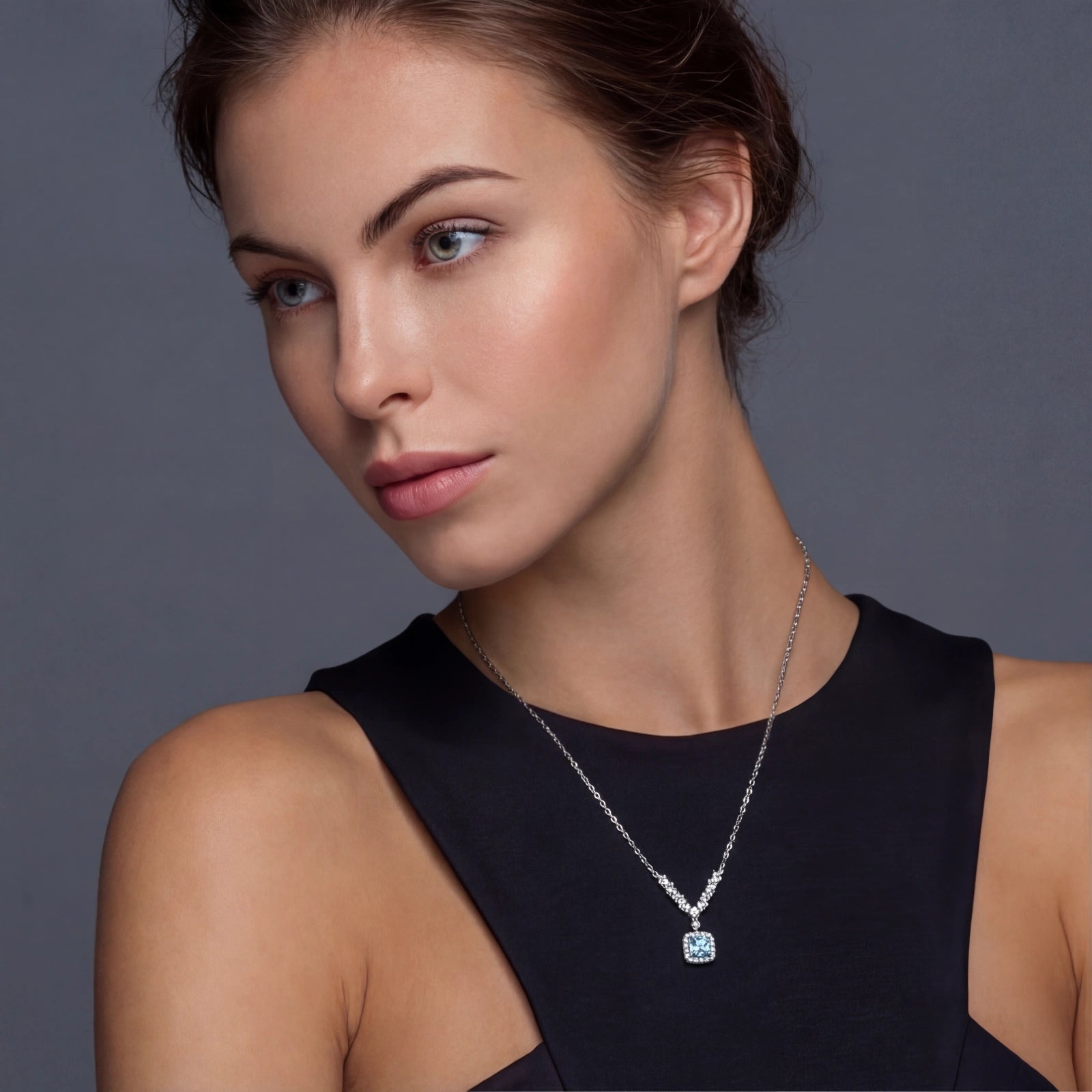 Celestial Arc Moissanite Necklace | P'Vatore