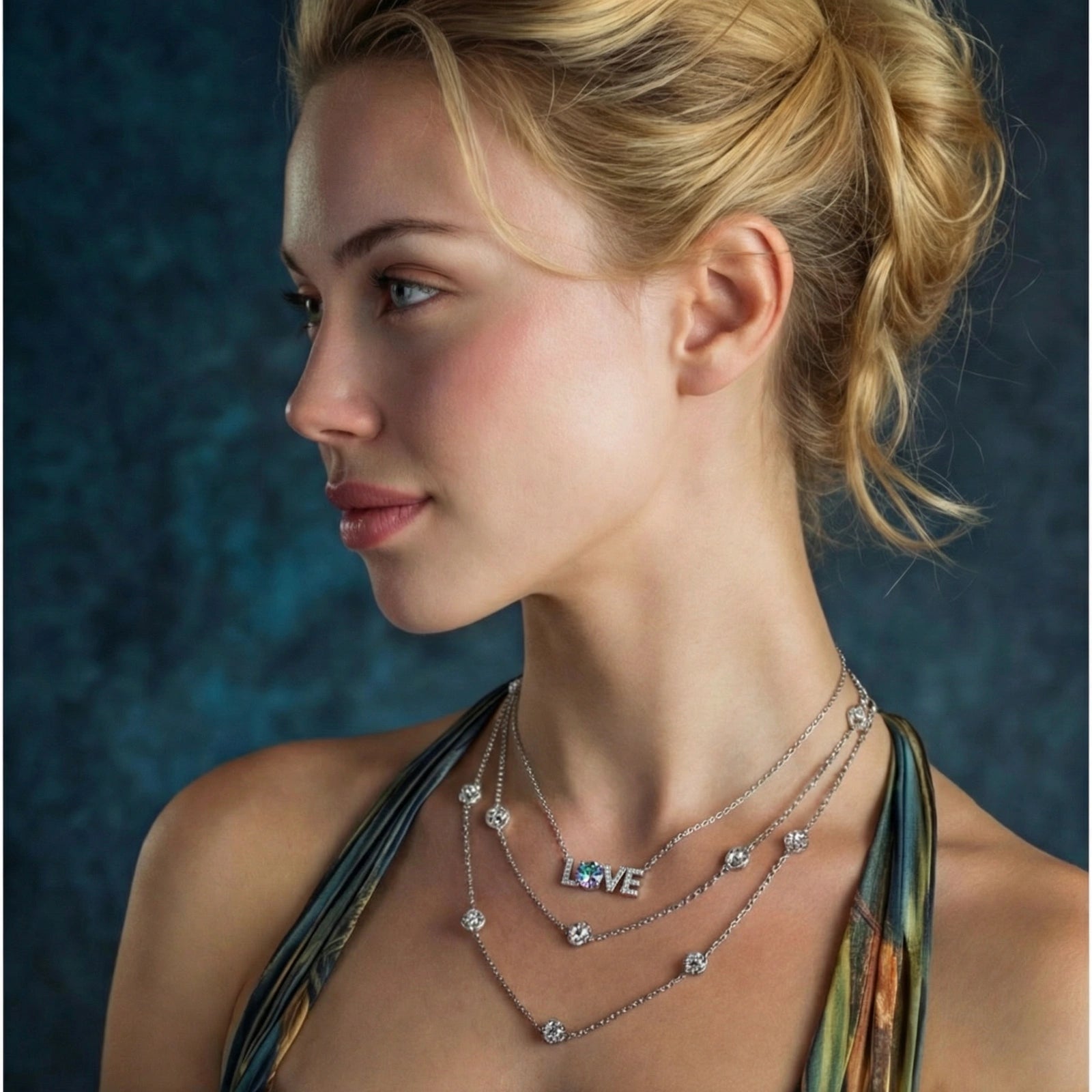 LOVE Moissanite Necklace | P'Vatore