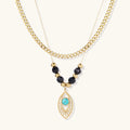 Colar em camadas Eye of Serenity | P'Vatore