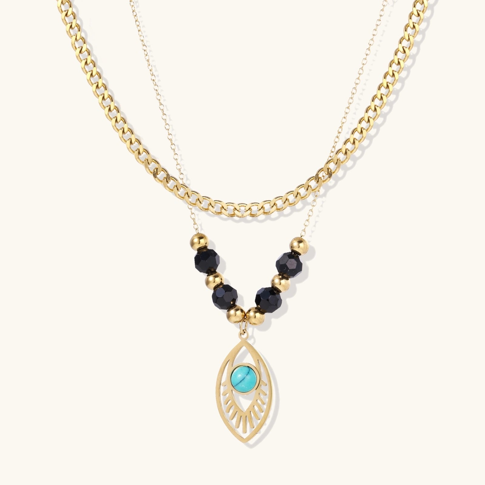 Eye of Serenity Layered Necklace | P'Vatore