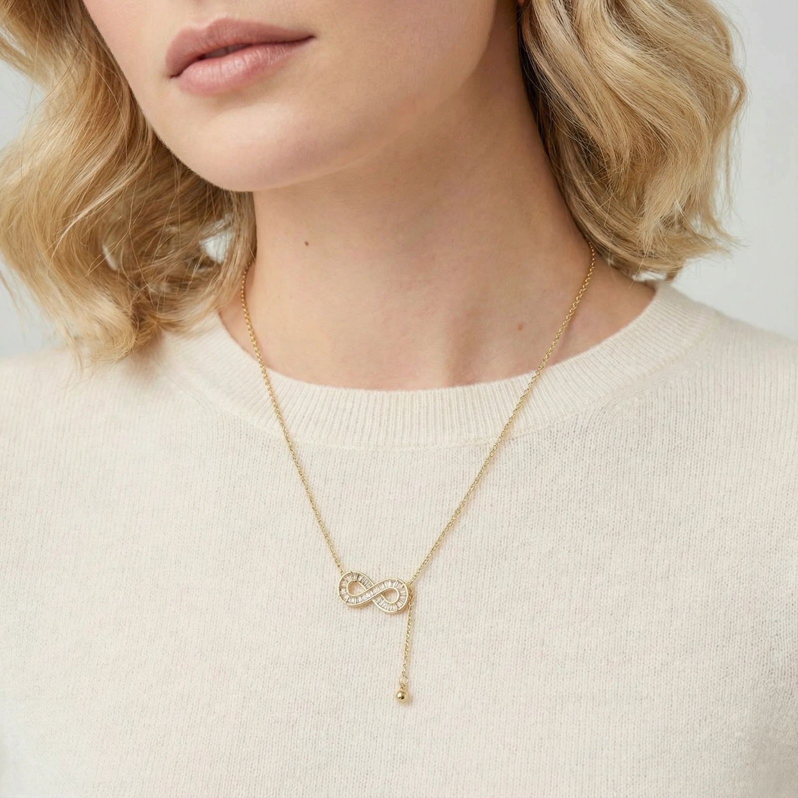 Infinity Sparkle Necklace | P'Vatore