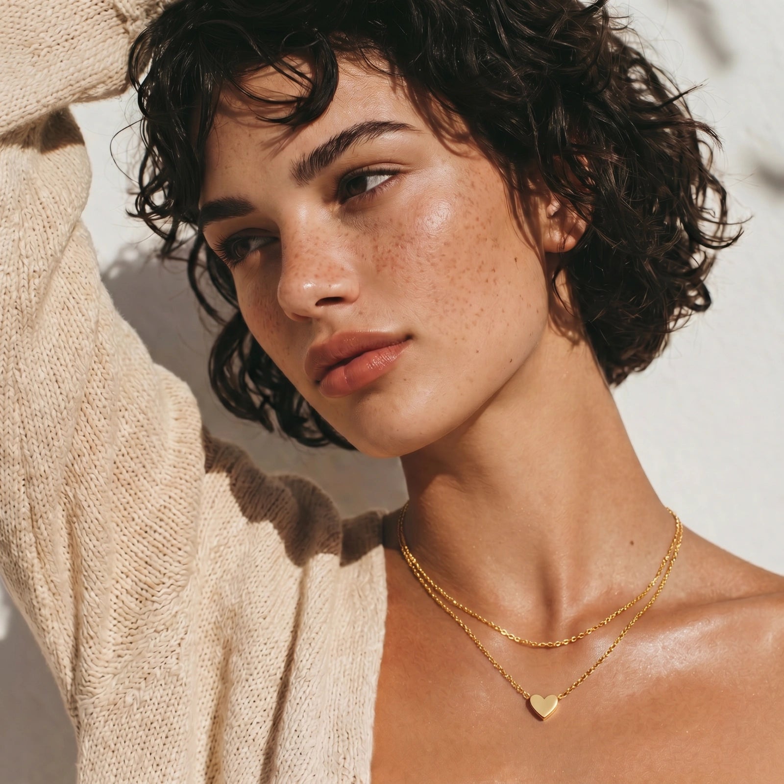 Layered Heart Necklace | P'Vatore