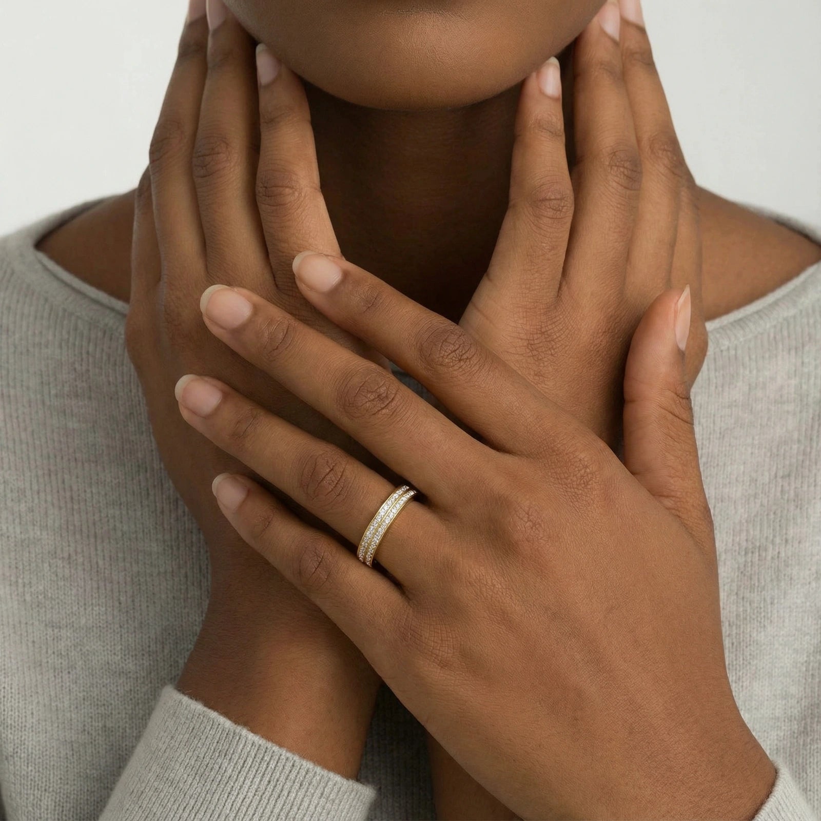 Double Sparkle Ring | P'Vatore